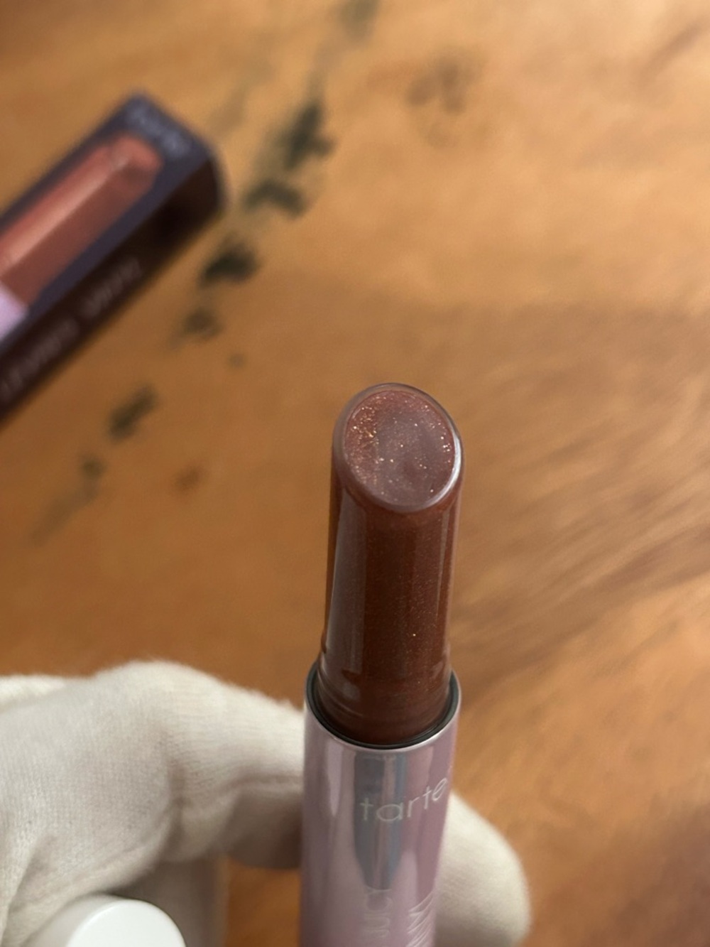 NIB★Tarte Maracuja Juicy Lip Vinyl Gloss in Shimmering Cinnamon Spice - Picture 4 of 5